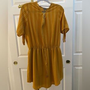 J for Justify Mustard Dress with Zipper